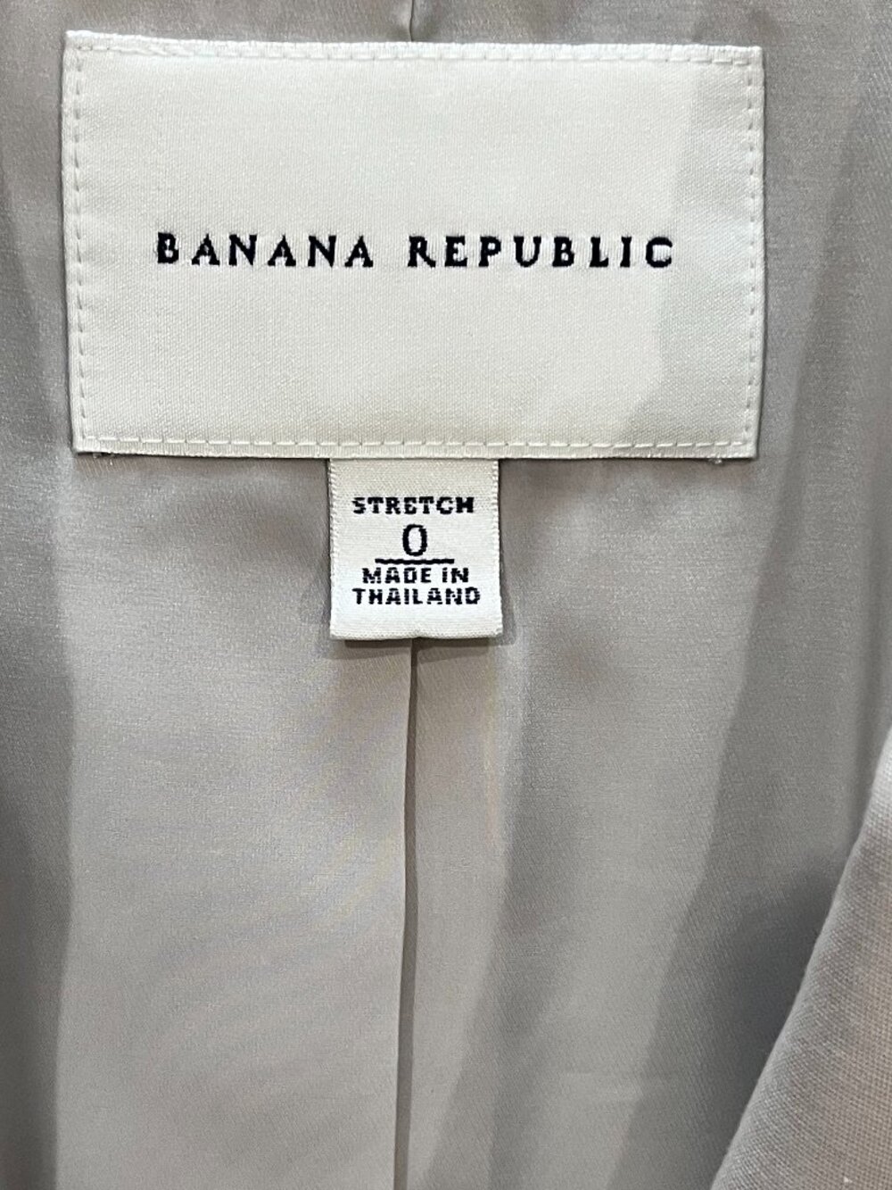 Banana Republic suit jacket 0 tan taupe - Picture 3 of 7